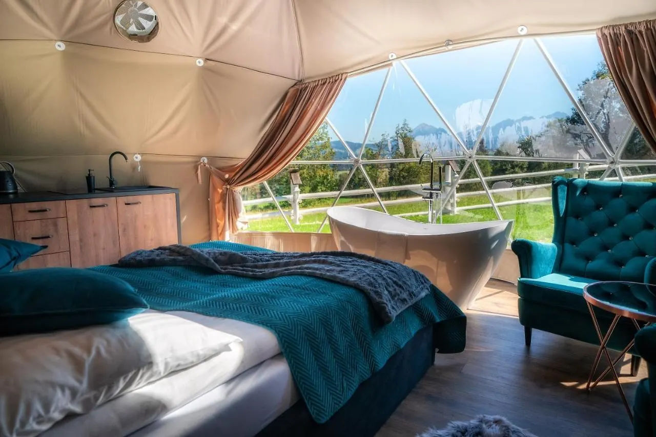 Luksusowy namiot Mountain Glamp & Goraca Balia - Juz Od 13 Czerwca Kazdy Glamp Dostepny Z Jacuzzi Na Wylacznosc Zakopane Polska