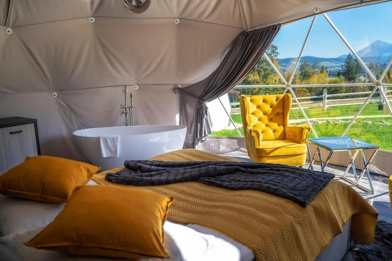Luksusowy namiot Mountain Glamp & Goraca Balia - Juz Od 13 Czerwca Kazdy Glamp Dostepny Z Jacuzzi Na Wylacznosc Zakopane