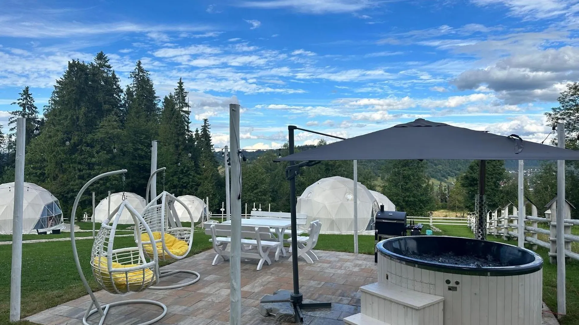 Luksusowy namiot Mountain Glamp & Goraca Balia - Juz Od 13 Czerwca Kazdy Glamp Dostepny Z Jacuzzi Na Wylacznosc Zakopane